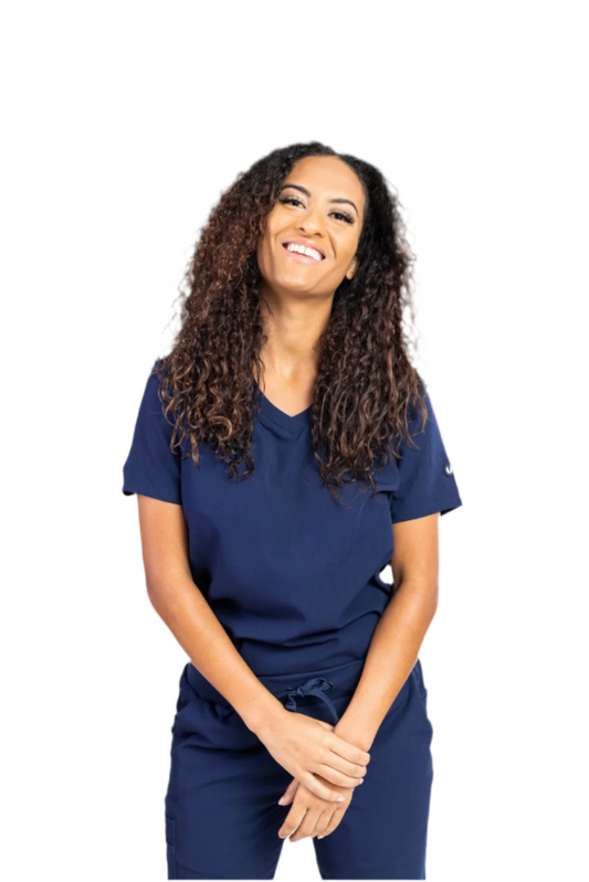 Apollo Scrubs - Hers - All Essential Tops for women, V-Neck shirt