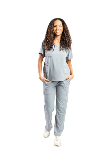 Apollo Scrubs - Hers - Utility Pant for women, straight leg loose style bottom