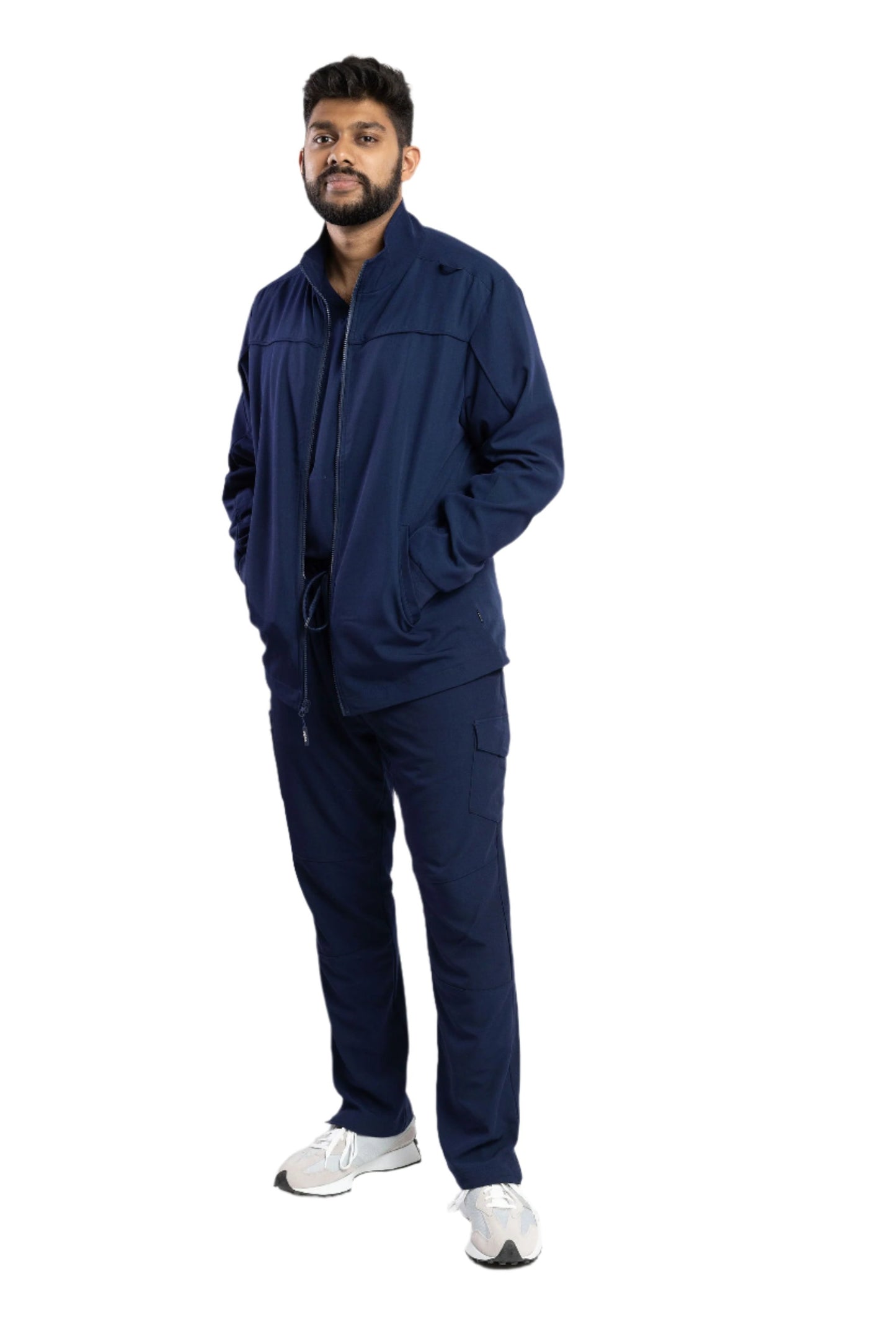 Apollo Scrubs - His - Jacket for men, full zip with liner and pockets